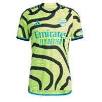 Camisa de Futebol Arsenal Jurrien Timber #12 Equipamento Secundário Mulheres 2023-24 Manga Curta